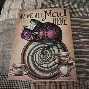 Disney Cheshire Cat Journal - Purple and Brown